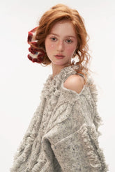 Tassel Sweater Loose Knitted Sweater Top